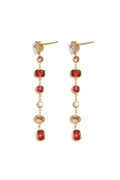 Elegante, luxuriöse Hängeohrringe aus Edelstahl in geometrischer Form – Schmuck für jeden Tag – Damenschmuck