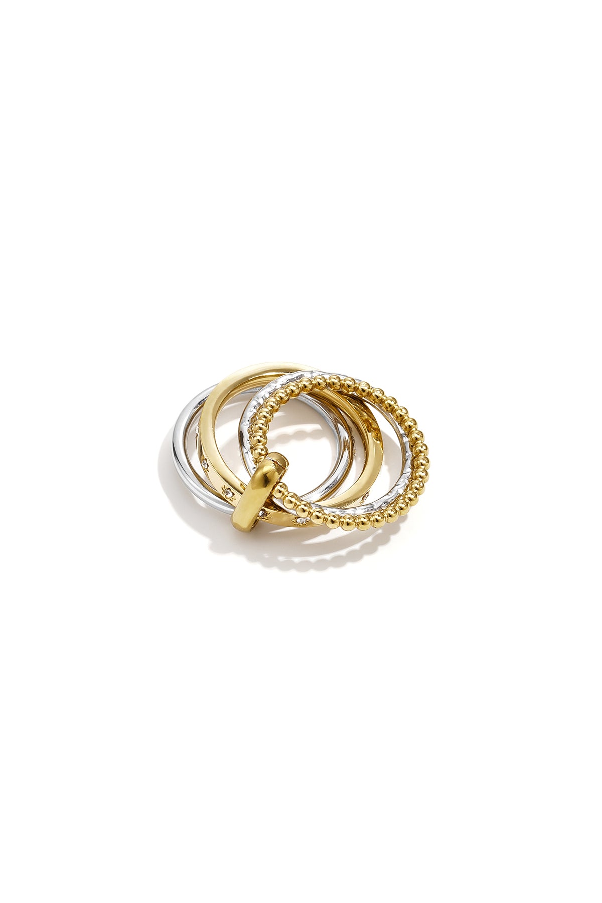 Minimalistische Ringe aus Edelstahl, Kreis, Schlicht, Alltagsschmuck, Damenschmuck