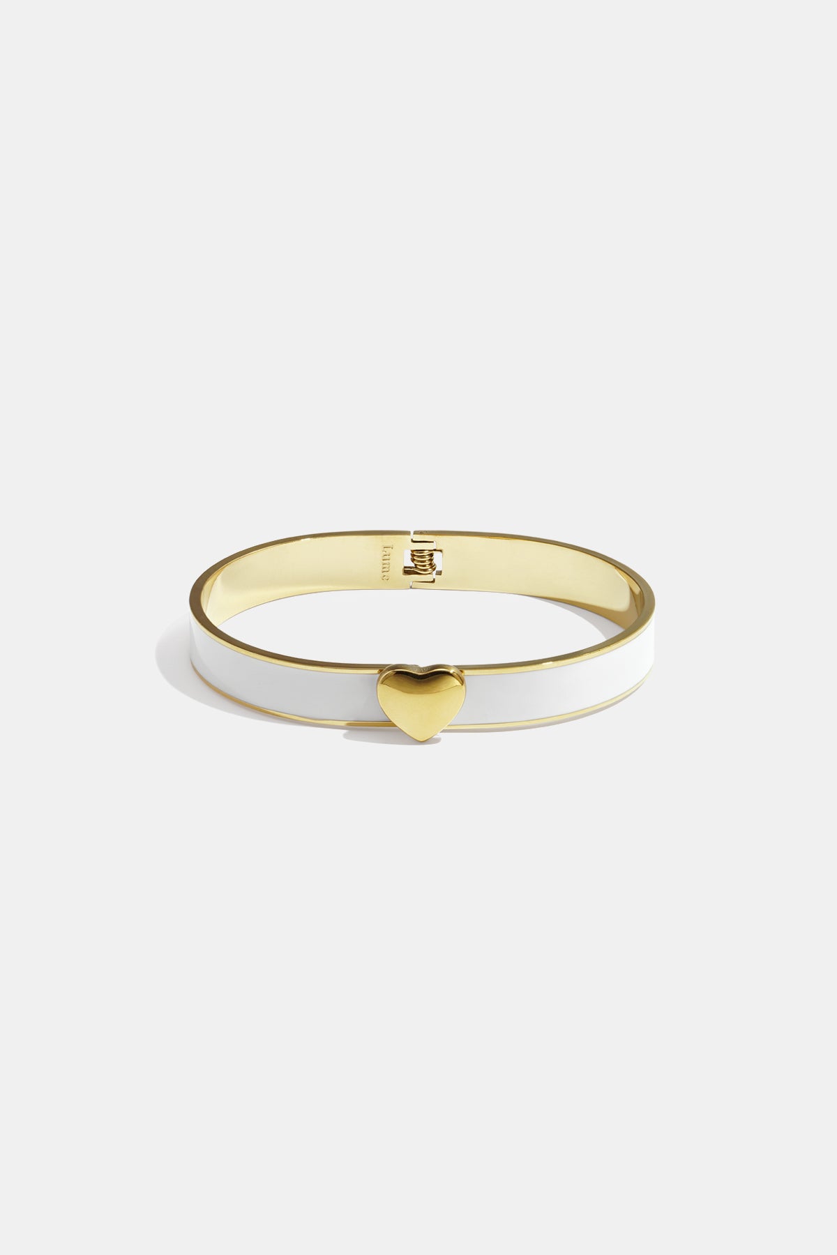 Armband in verschiedenen Farben mit Herzdetail - 0,9 cm