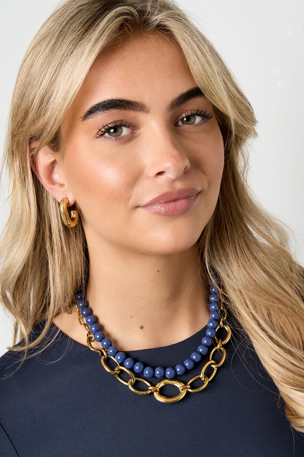 Edelstahlkette Halsketten Kette Casual Daily Simple Series Damenschmuck