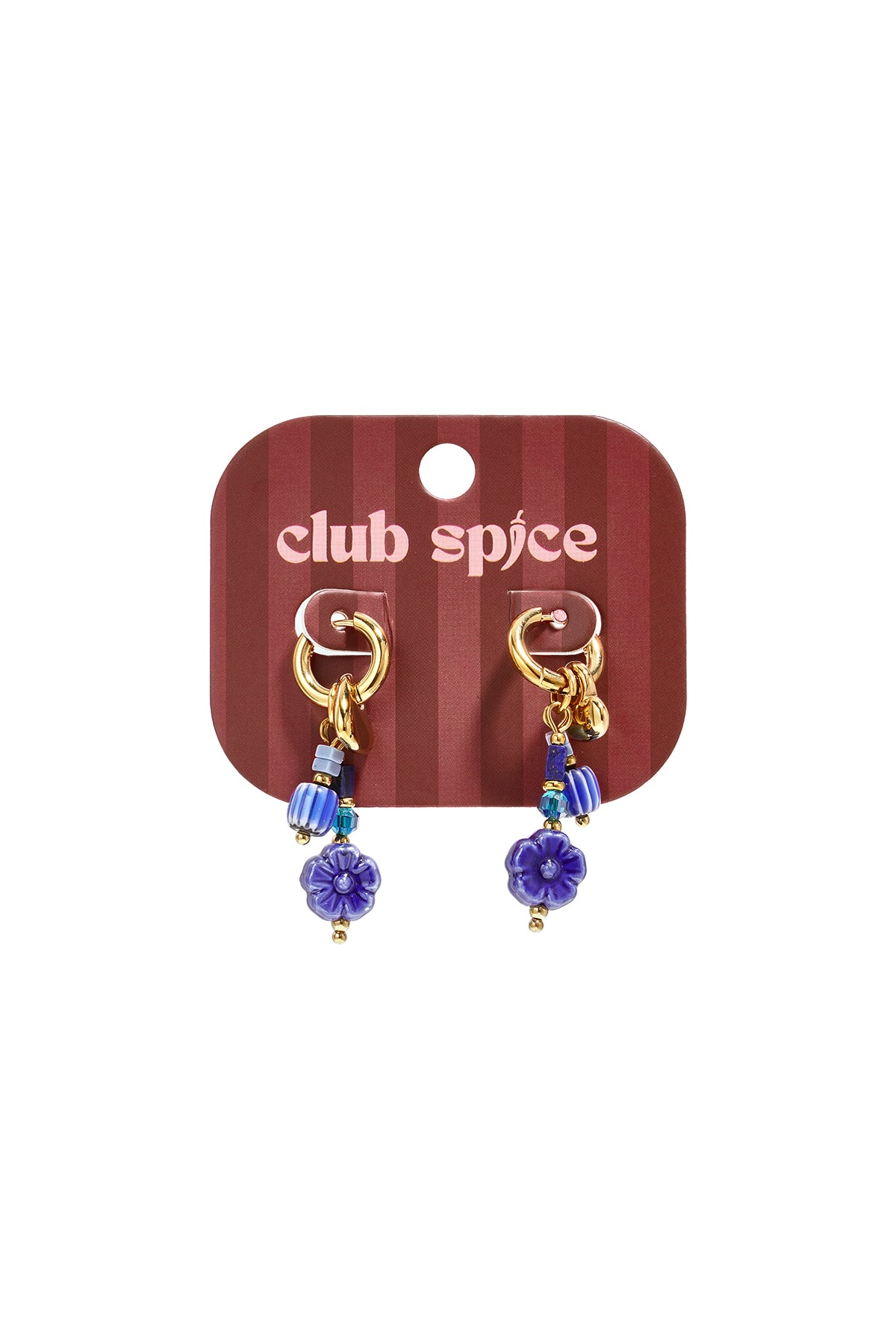 Ohrringe aus Edelstahlperlen, schlichtes Blumenmuster, schlichte Alltags-Serie, Damenschmuck