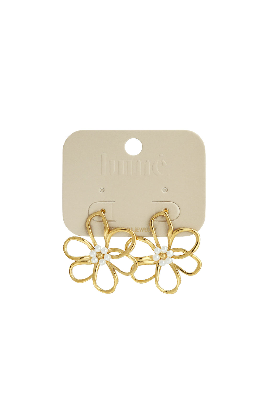 Edelstahl Ohrstecker Blume Casual Daily Simple Serie Damenschmuck