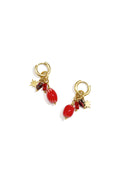 Ohrringe aus Edelstahlperlen, niedliche, schlichte Alltags-Serie, Damenschmuck