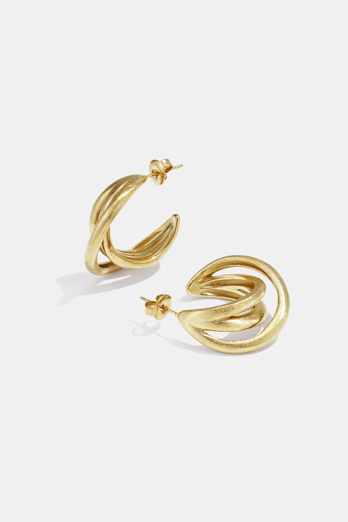 Creolen Linien Casual Daily Simple Serie Damenschmuck