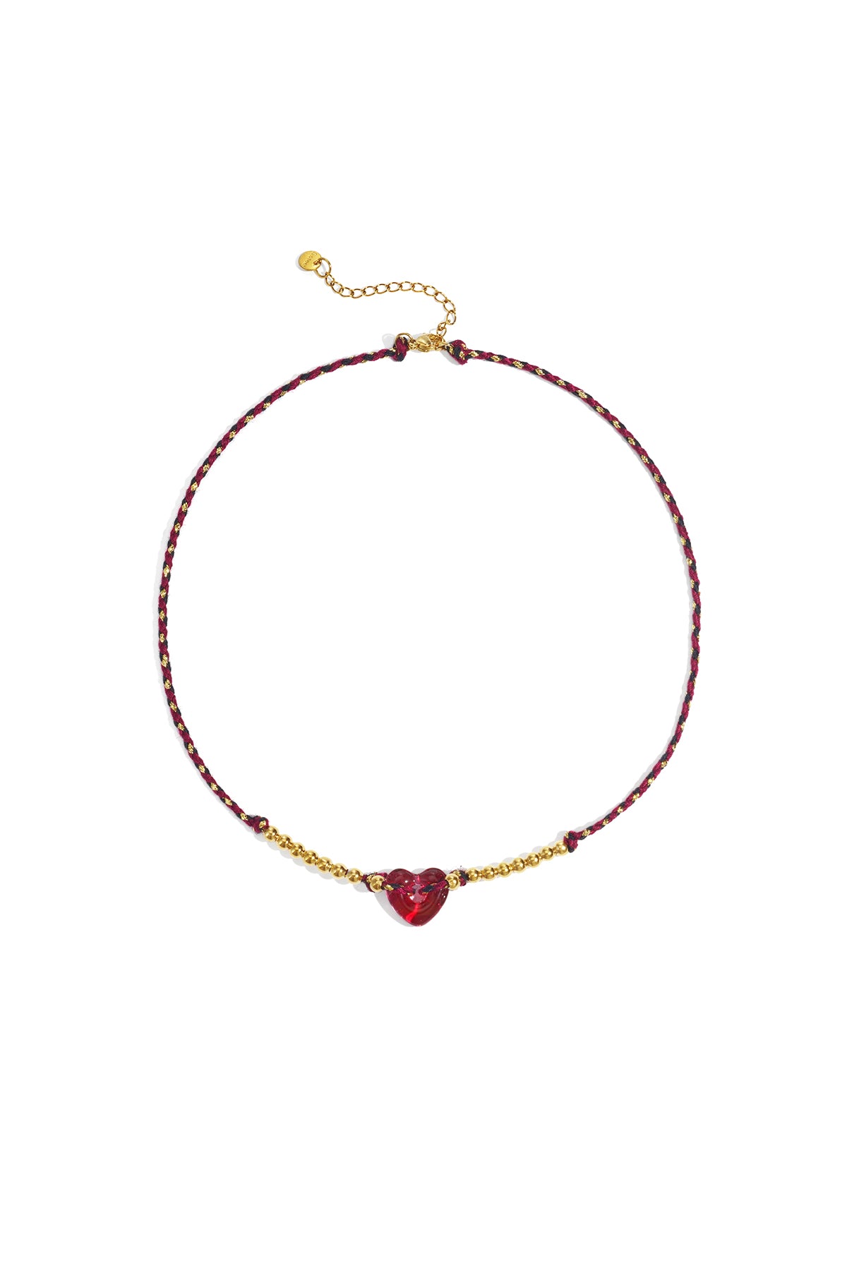 Polyester Perlen Halsketten Herz Casual Täglich Einfache Serie frauen schmuck
