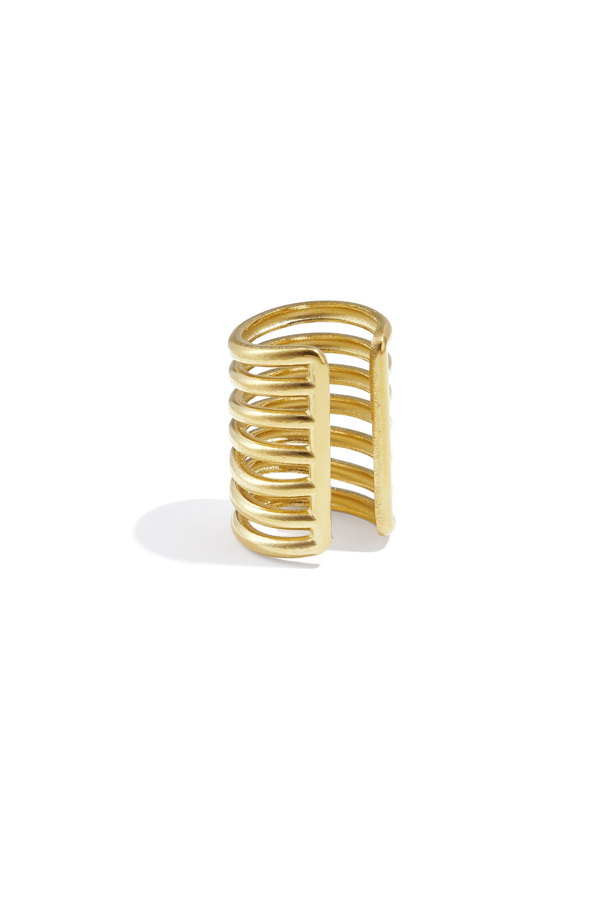 Edelstahl-Ohrmanschetten, Linien, Casual Daily Simple Series, Damenschmuck