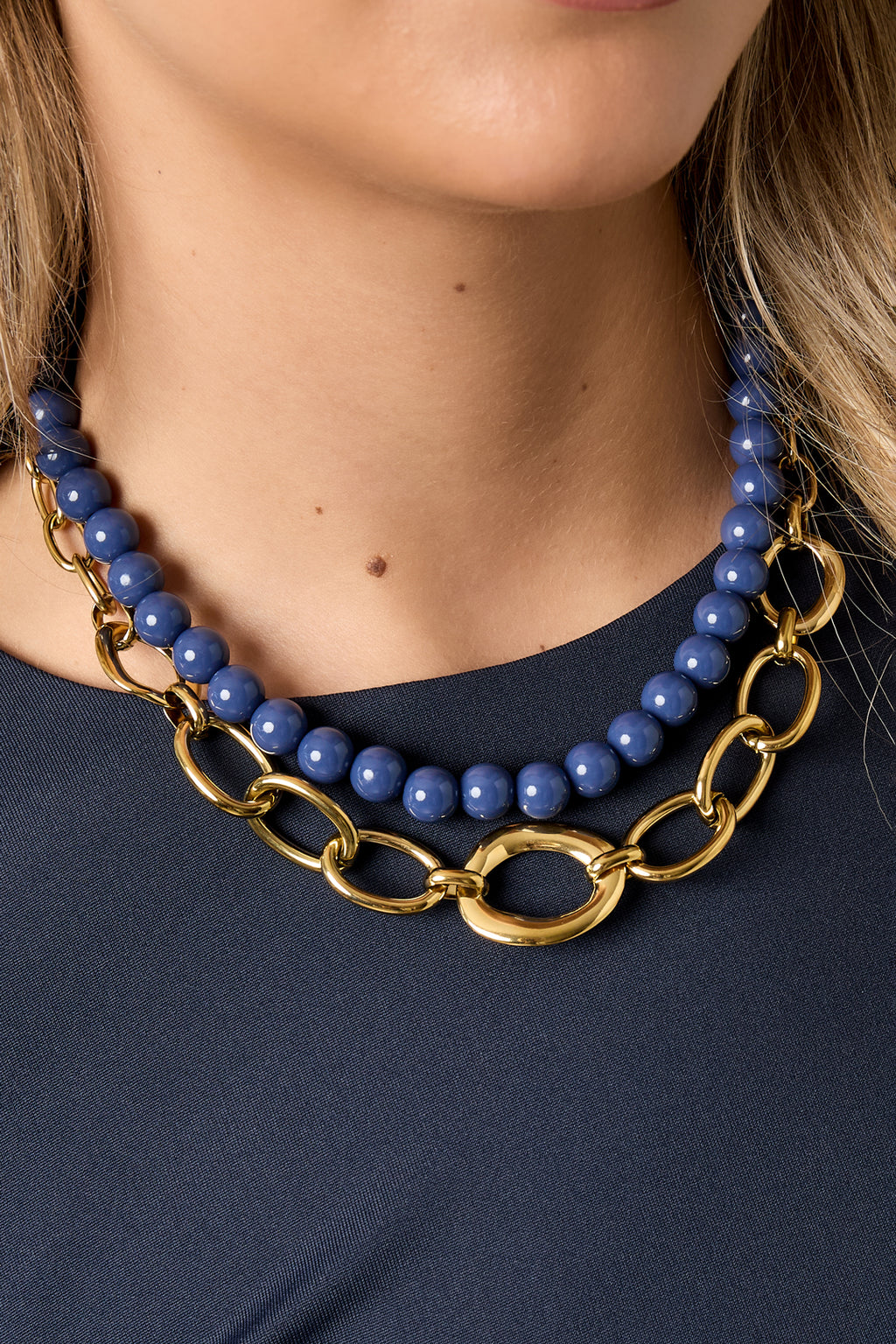 Edelstahlkette Halsketten Kette Casual Daily Simple Series Damenschmuck