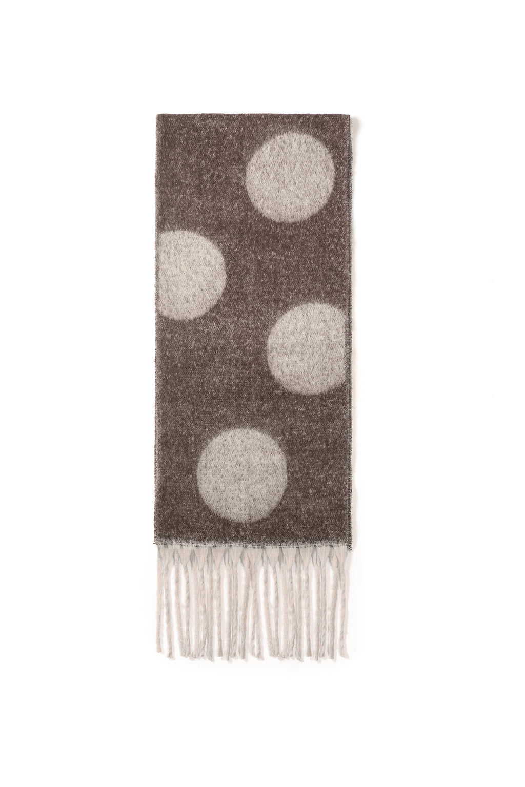 Winterschals mit Polka Dots, schlichtes Polyester, Alltagsaccessoires